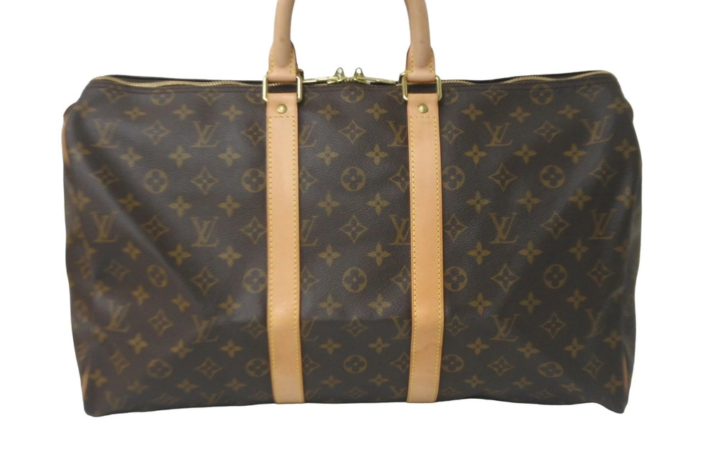 Louis Vuitton Keepall Bag Brown Boston Monogram Brown